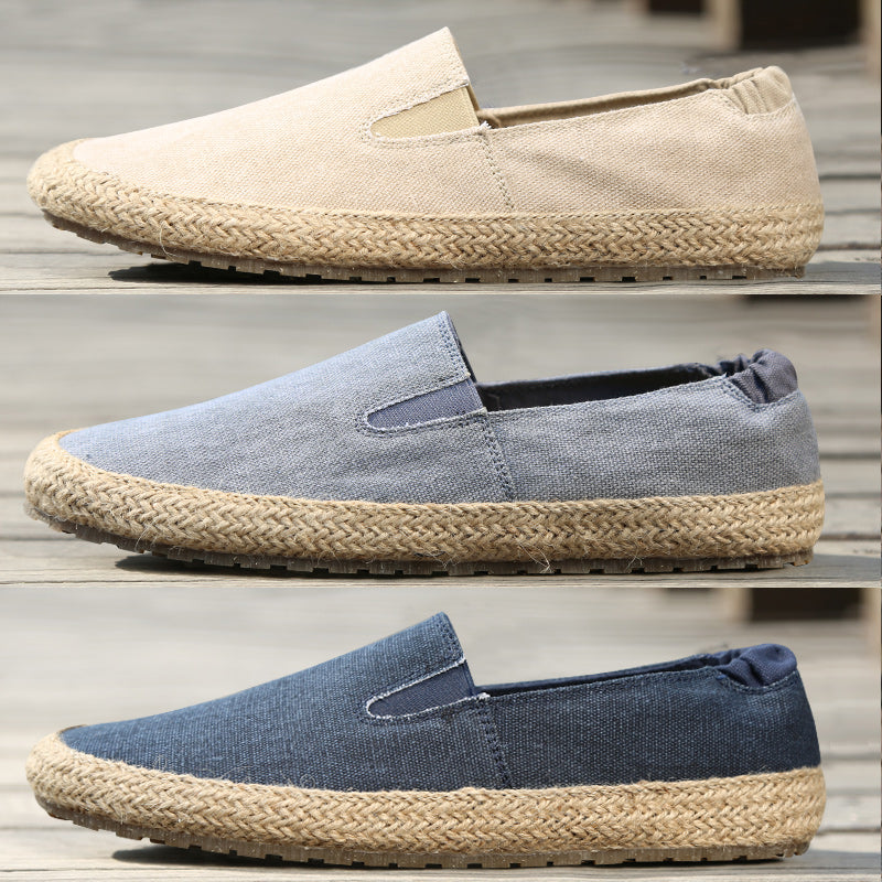 Modernas Alpargatas De Cáñamo Con Goma. 3 Colores