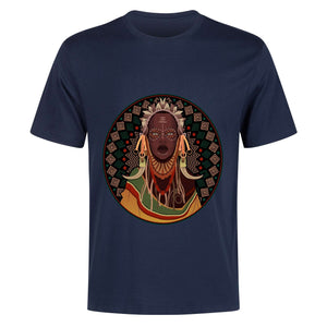 Camiseta Unisex De Manga Corta De Algodón. Tribal Godness