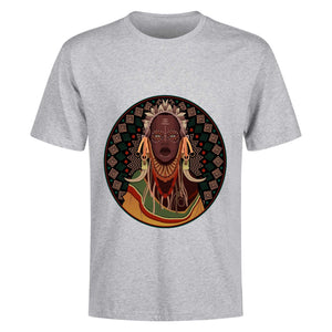 Camiseta De Manga Corta De Algodón. Tribal Godness