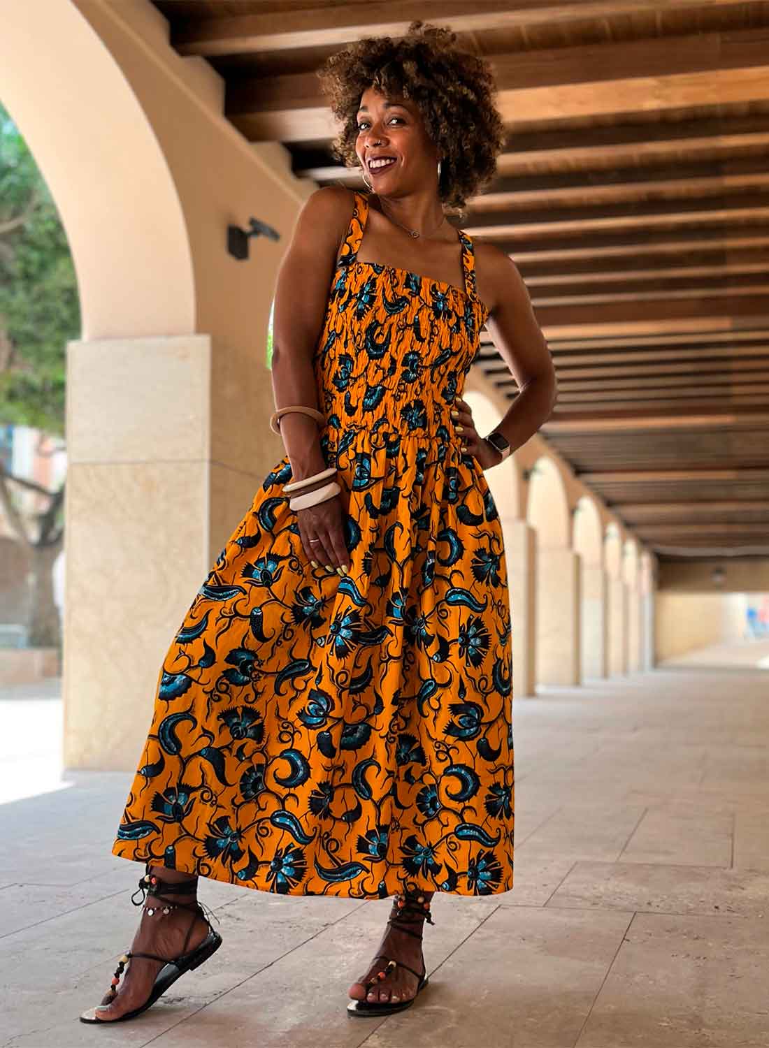 Vestidos Amarillos Vestido De AlgodÃ³n Largo Vestido Amarillo