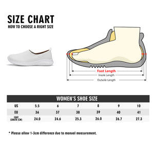 Zapatillas Para Mujer Con Impresión Black and White Patterns