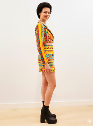 Conjunto de falda y y americana crop top Adja 2.