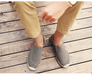Modernas Alpargatas De Cáñamo Para Hombre En 3 Colores