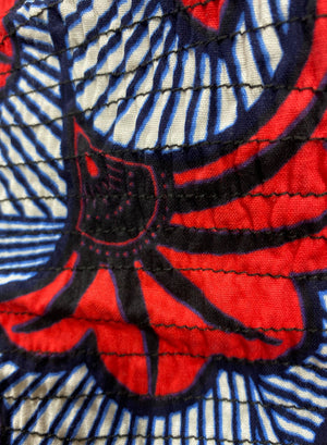 Vestido artesanal de tela elástica con mangas Tribal 22.