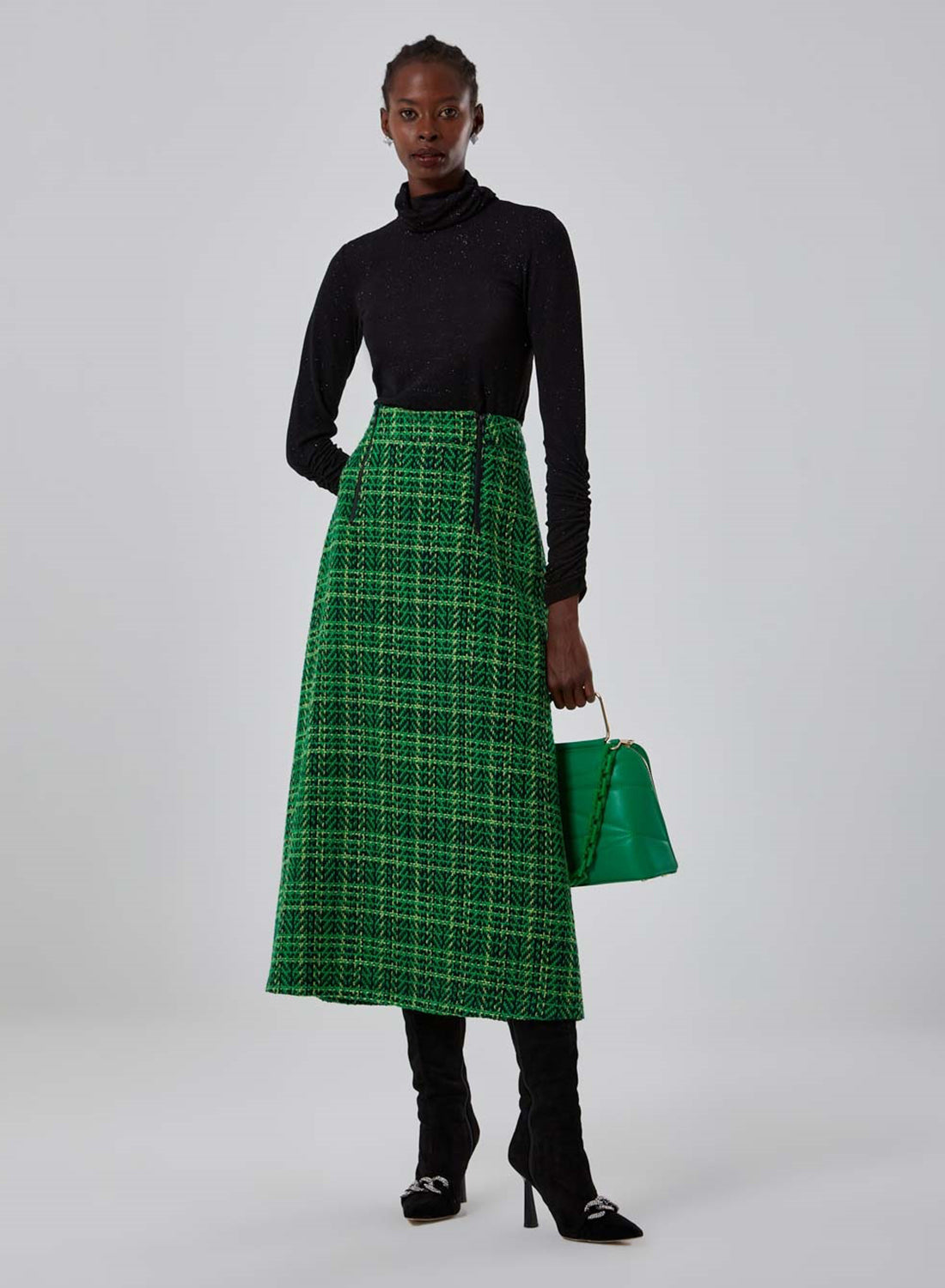 Elegante falda larga 